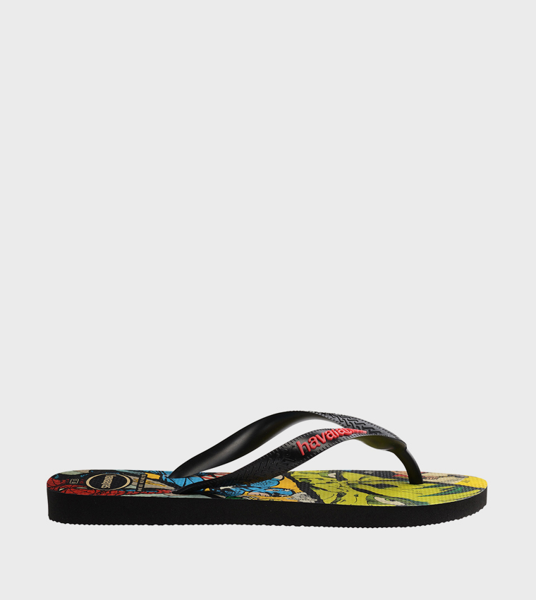 Marvel Print Classics Thong-Strap Flip-Flops