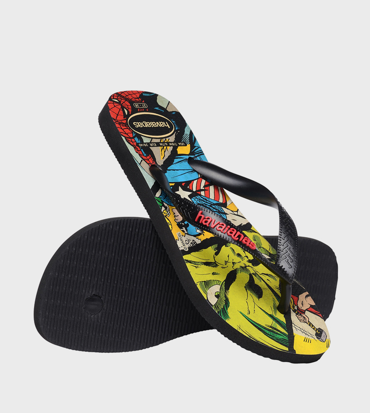 Marvel Print Classics Thong-Strap Flip-Flops