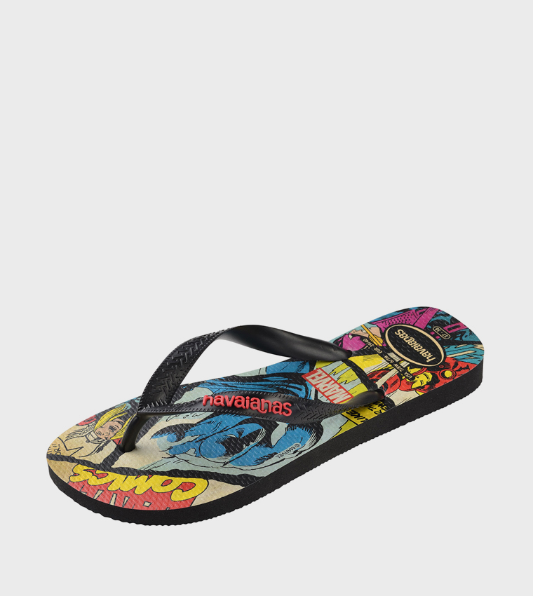 Marvel Print Classics Thong-Strap Flip-Flops