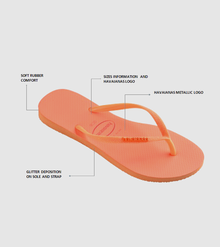 Havaianas deals neon orange