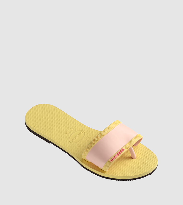 Buy Havaianas You Angra Flip Flops In Yellow | 6thStreet Saudi Arabia