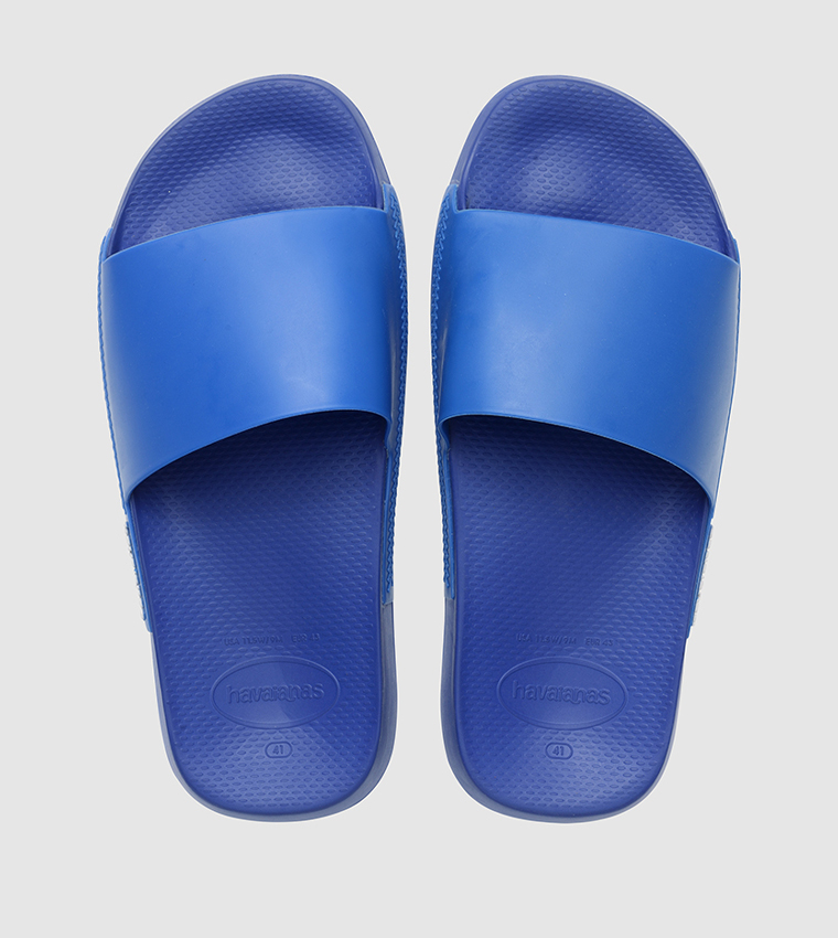 Buy Havaianas Classic Open Toe Slides In Blue 6thStreet UAE