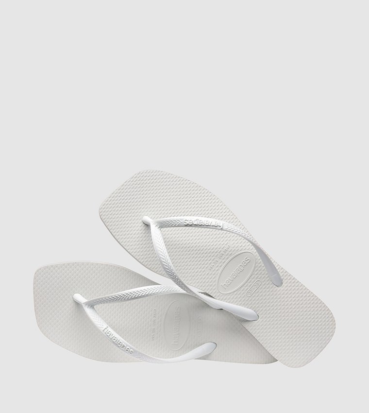 Slim Square Toe Flip-Flops