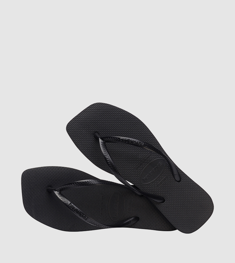 Slim Square Toe Flip-Flops