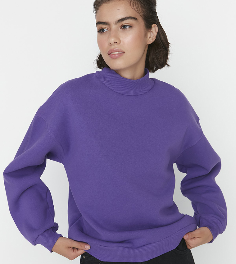 Thick fleece sweatshirt deals