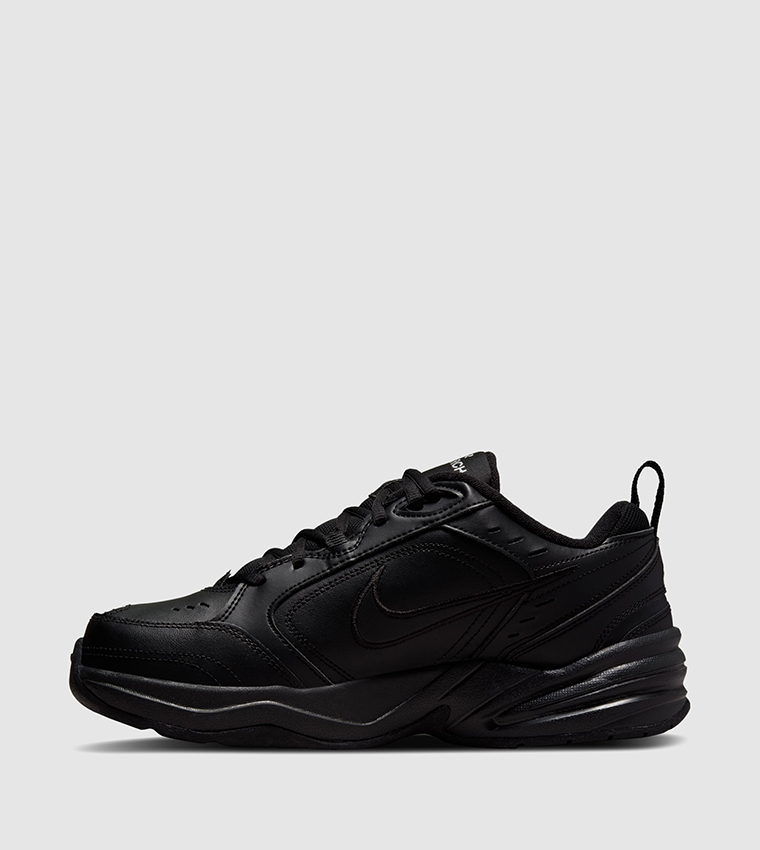 Buy Nike AIR MONARCH IV 4E Logo Detail Sneakers In Black | 6thStreet UAE