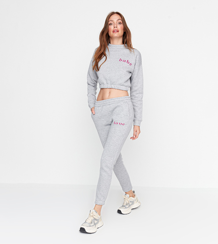 Calvin Klein Sweatpants - Gray - Joggers - Trendyol