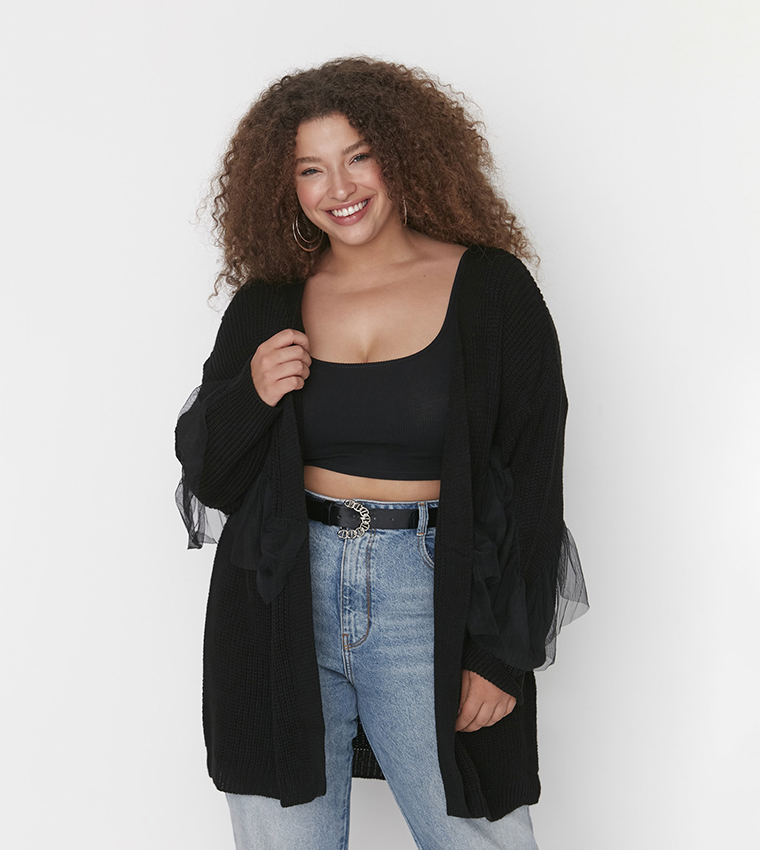 Tulle cardigan hotsell