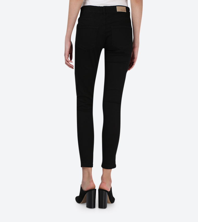 Skinny Fit 5 Pocket Jeans - Black