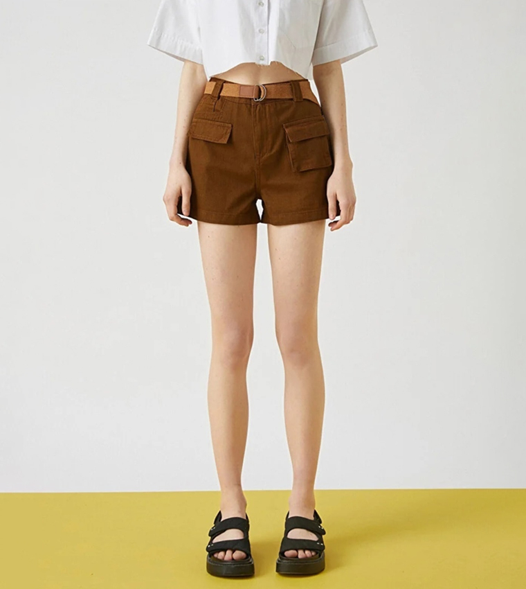 Cargo cheap shorts brown