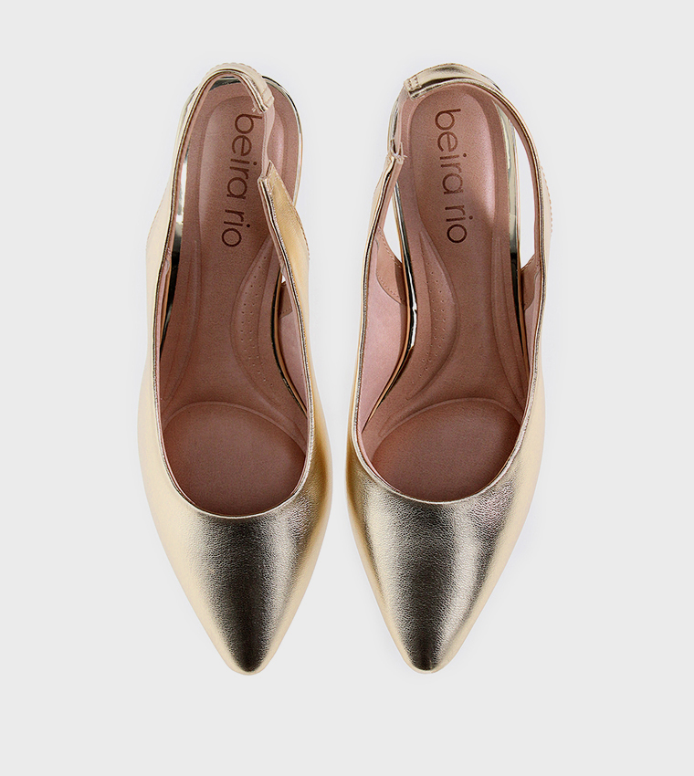 GIUSEPPE Slingback Block Heel Pumps
