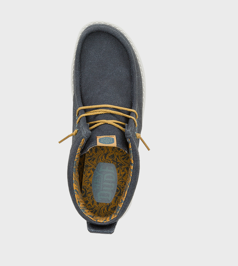 Wally Mid Waxed Canvas Lace-Up Boots