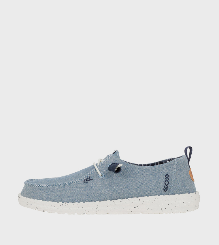WENDY Chambray Slip-On Shoes