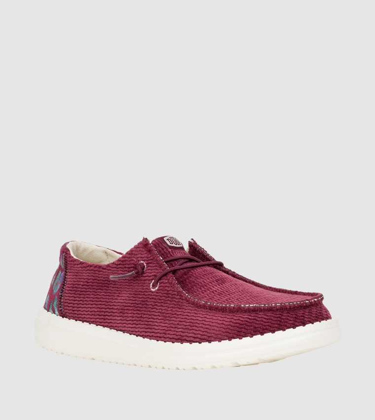 Wendy Leo Corduroy Slip-On Shoes