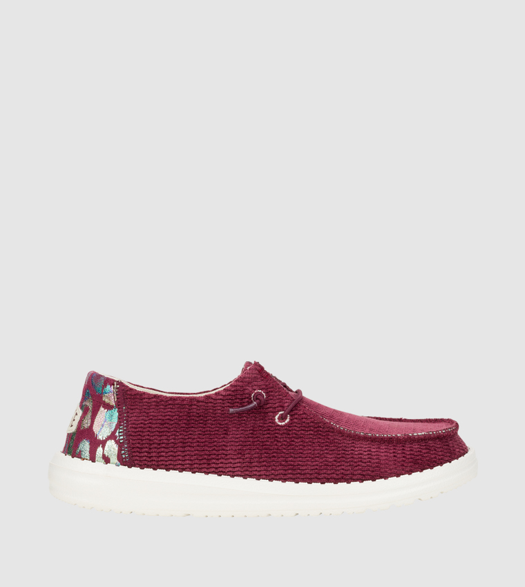 Wendy Leo Corduroy Slip-On Shoes