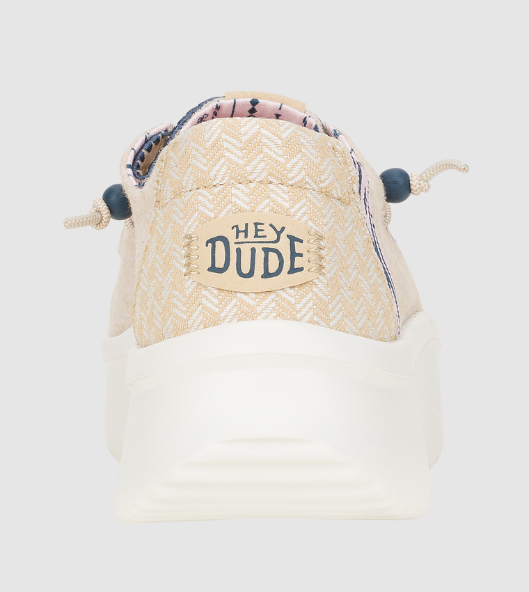 Wendy Peak Chambray Woven Slip-On Shoes