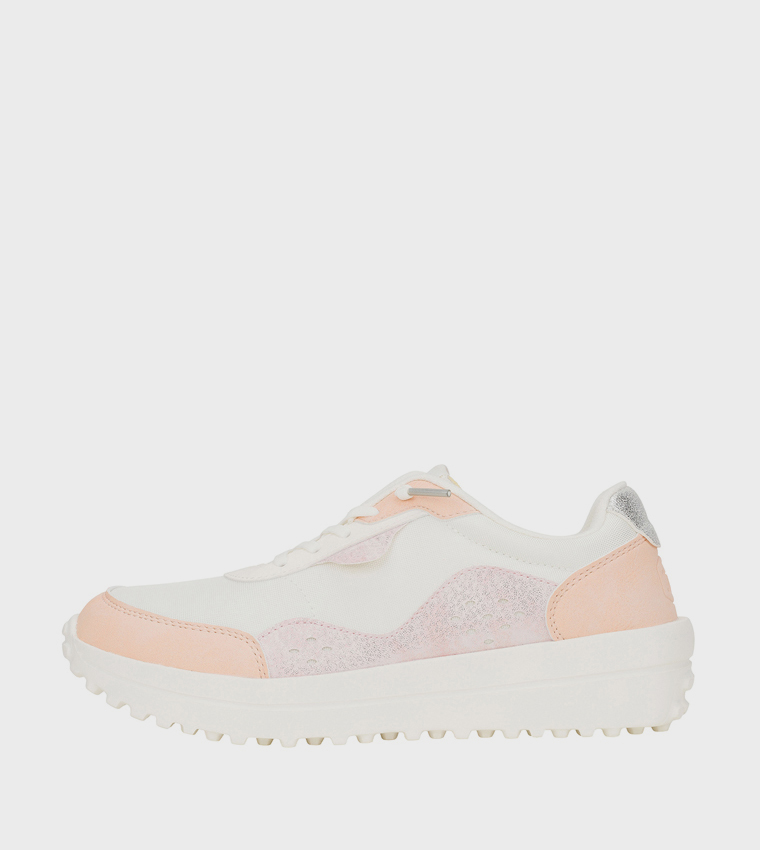 HAYDEN Shine Lace-Up Sneakers
