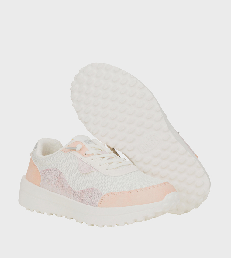 HAYDEN Shine Lace-Up Sneakers
