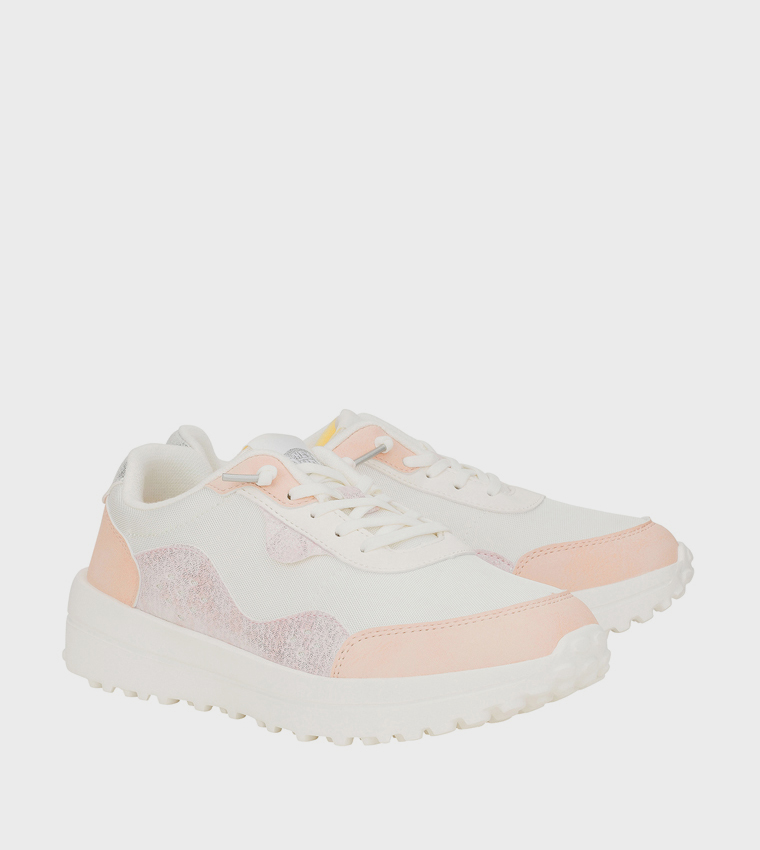HAYDEN Shine Lace-Up Sneakers