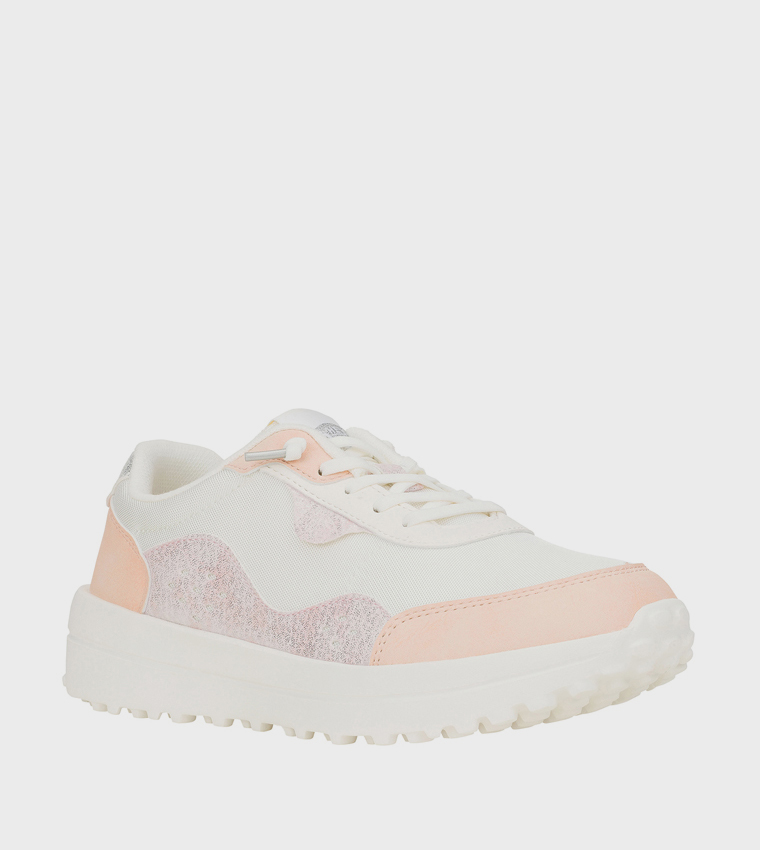 HAYDEN Shine Lace-Up Sneakers