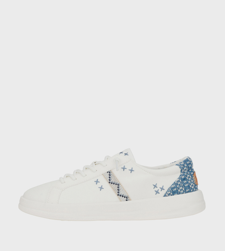 KARINA Crafted Lace-Up Sneakers