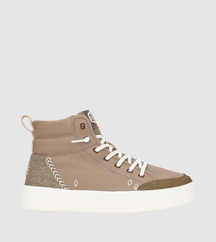 Cody Canvas Lace-Up Boots