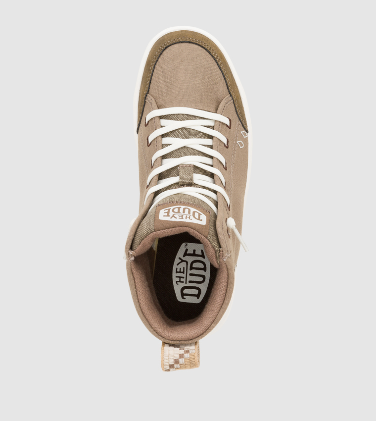 Cody Canvas Lace-Up Boots
