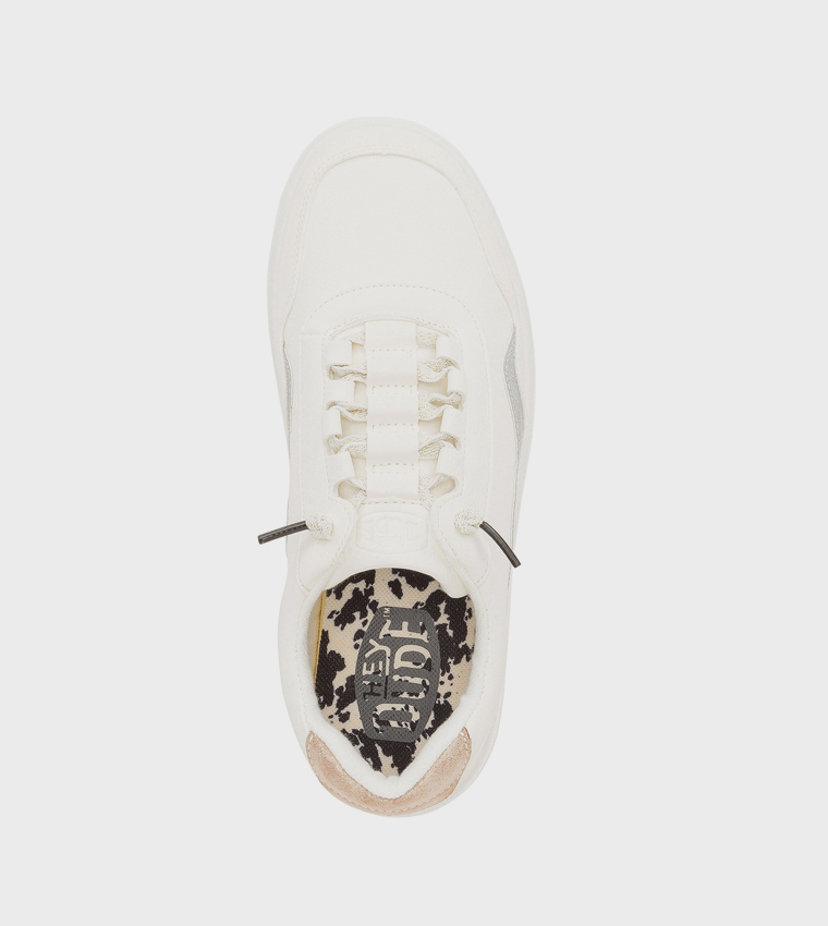 HUDSON Lift Metallic Lace-Up Sneakers