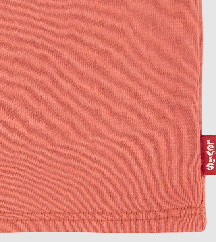 Logo Print Contrast Detail Ringer T-Shirt