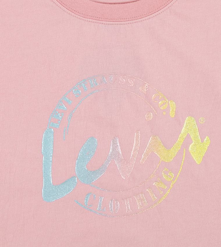 تيشيرت قصير بطبعة 