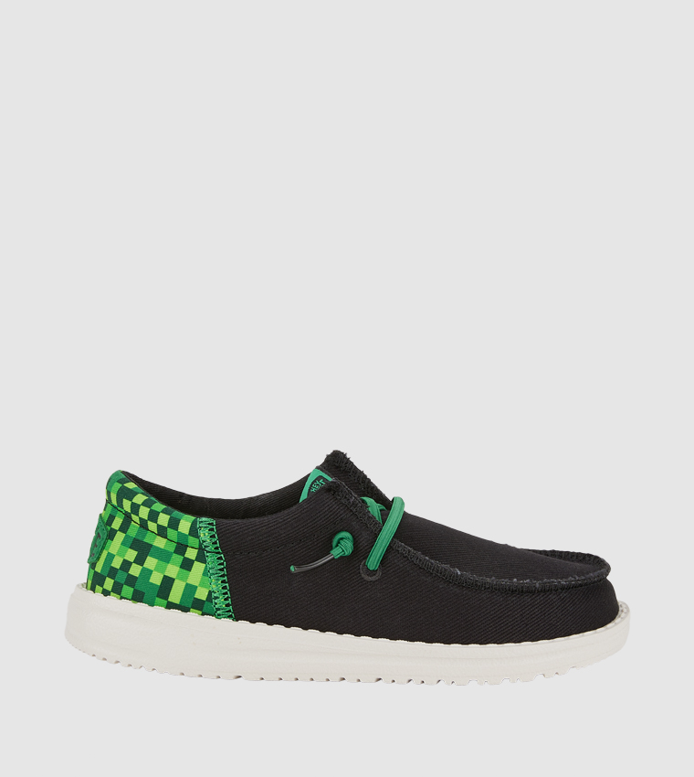 Wally Funk Y Gaming Print Detail Slip-On Shoes