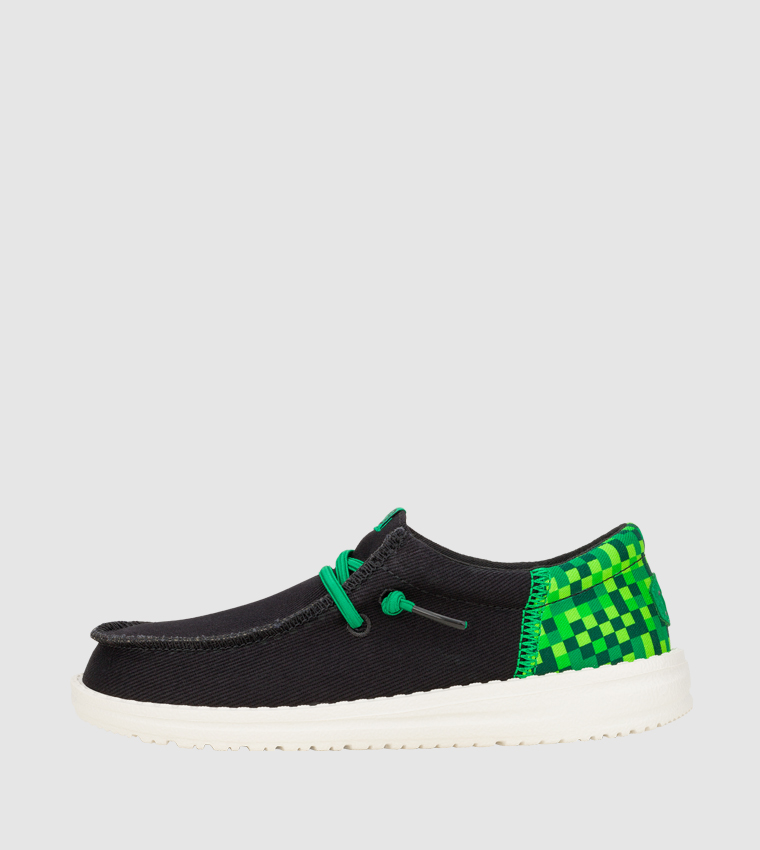 Wally Funk Y Gaming Print Detail Slip-On Shoes
