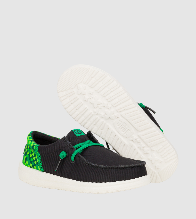 Wally Funk Y Gaming Print Detail Slip-On Shoes