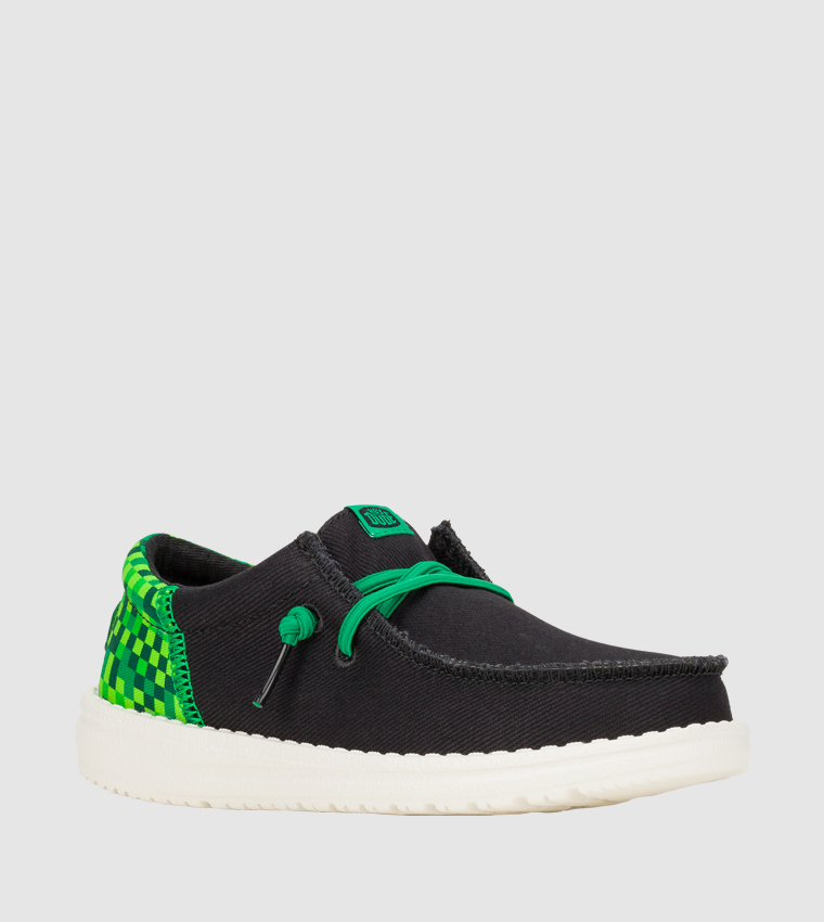 Wally Funk Y Gaming Print Detail Slip-On Shoes