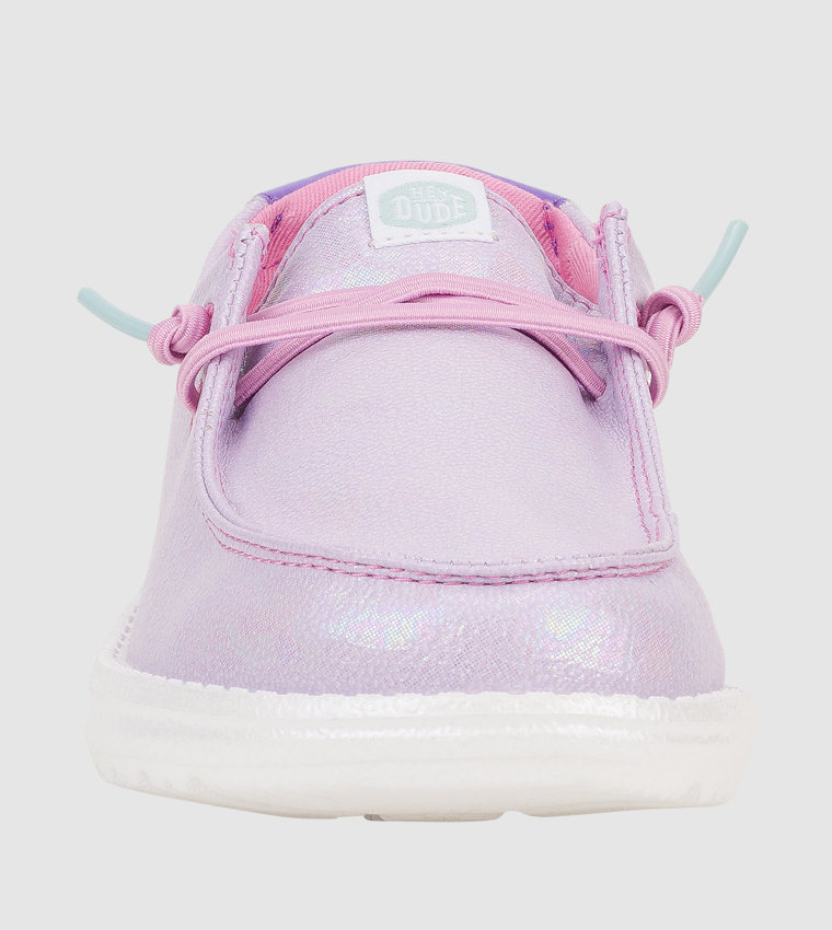 Wendy Y Iridescent Sparkle Slip-On Shoes
