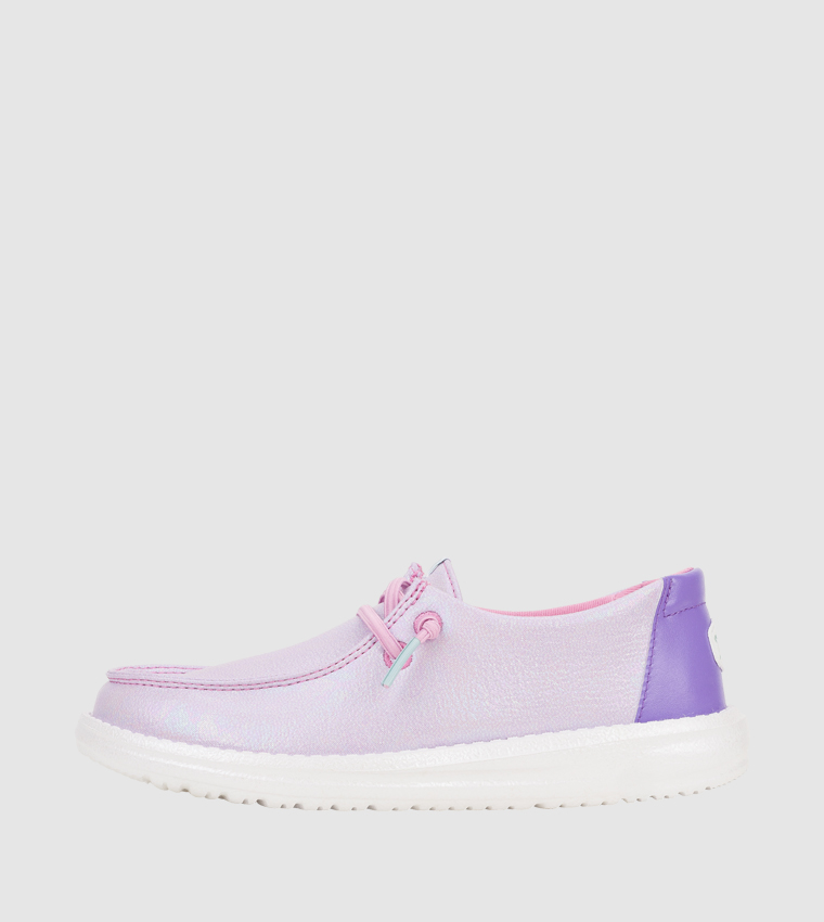 Wendy Y Iridescent Sparkle Slip-On Shoes
