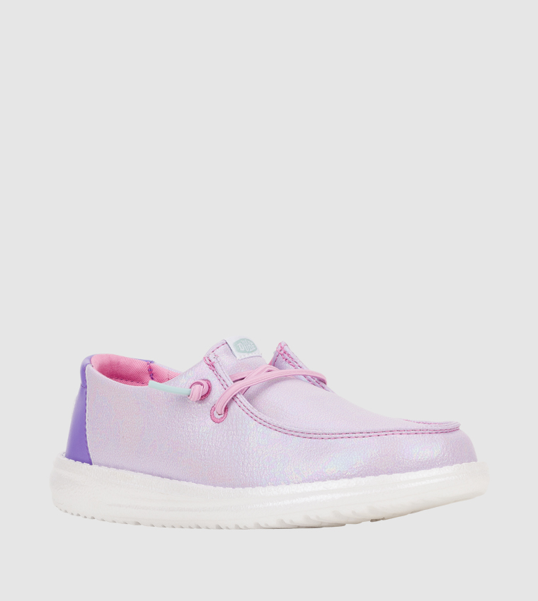 Wendy Y Iridescent Sparkle Slip-On Shoes