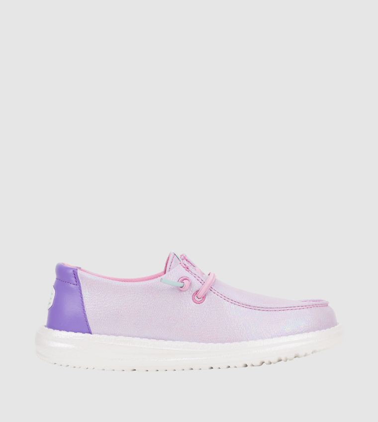 Wendy Y Iridescent Sparkle Slip-On Shoes