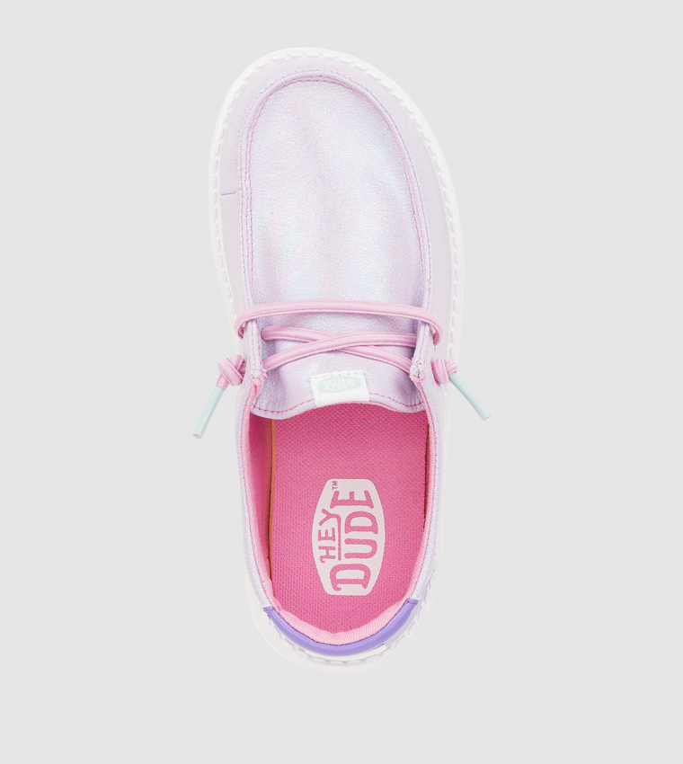 Wendy Y Iridescent Sparkle Slip-On Shoes