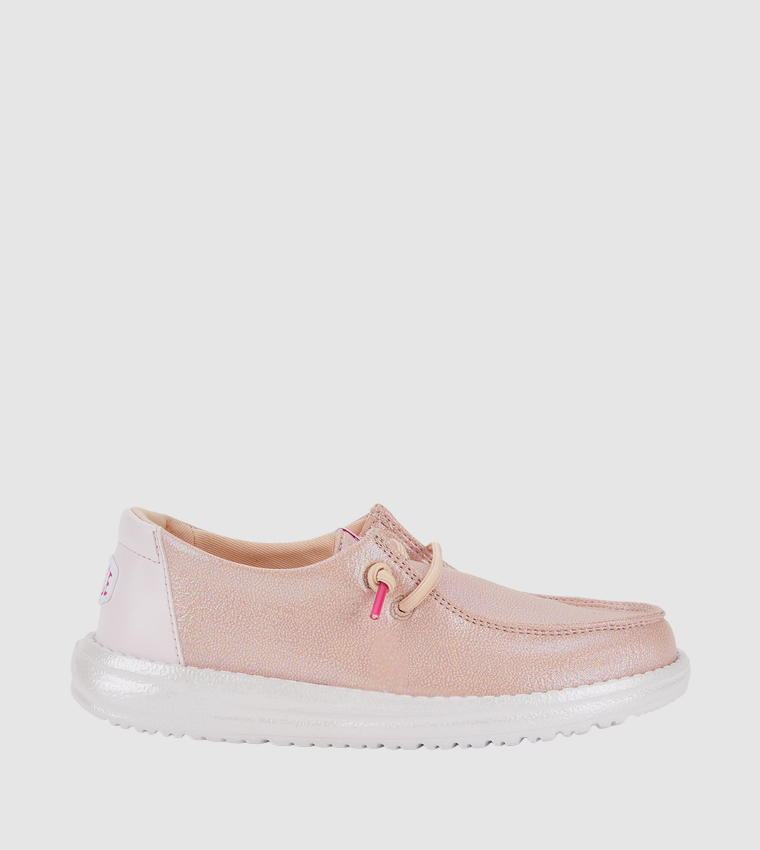 Wendy Y Iridescent Sparkle Slip-On Shoes