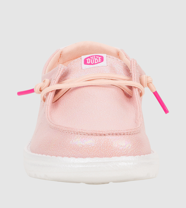 Wendy Y Iridescent Sparkle Slip-On Shoes