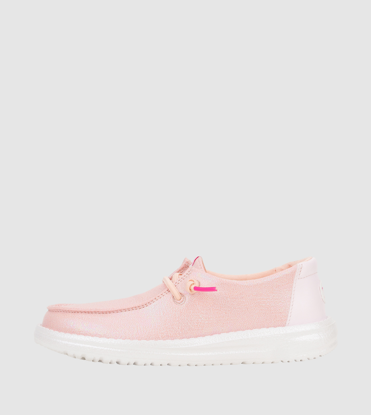 Wendy Y Iridescent Sparkle Slip-On Shoes