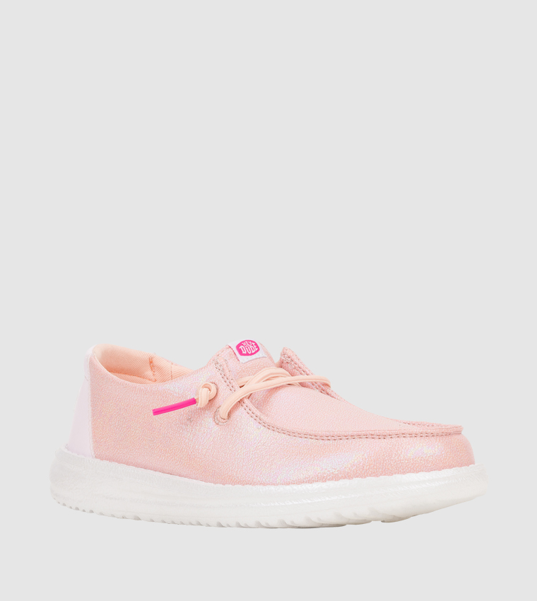 Wendy Y Iridescent Sparkle Slip-On Shoes
