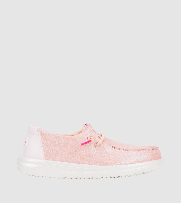 Wendy Y Iridescent Sparkle Slip-On Shoes