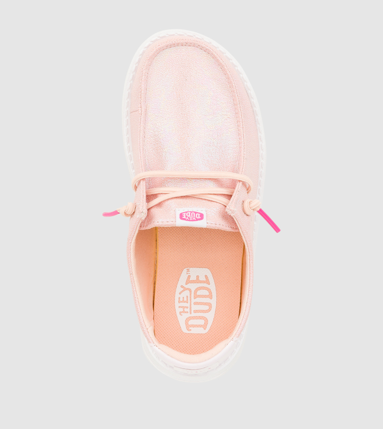 Wendy Y Iridescent Sparkle Slip-On Shoes