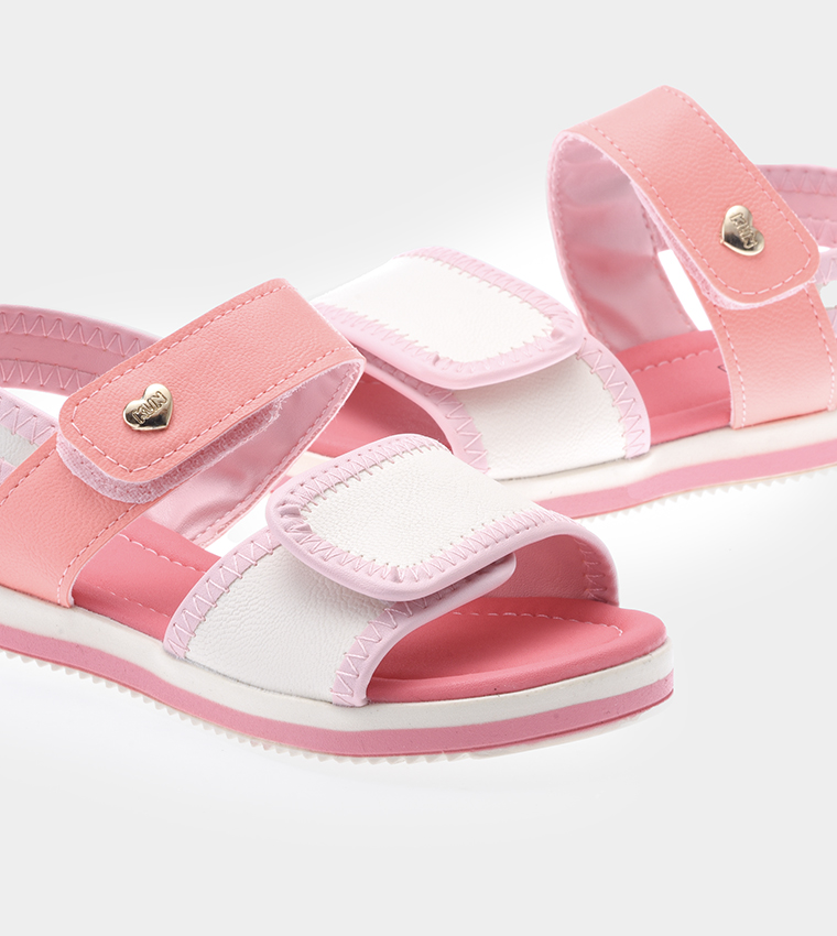 LOLINHA Velcro Closure Casual Sandals