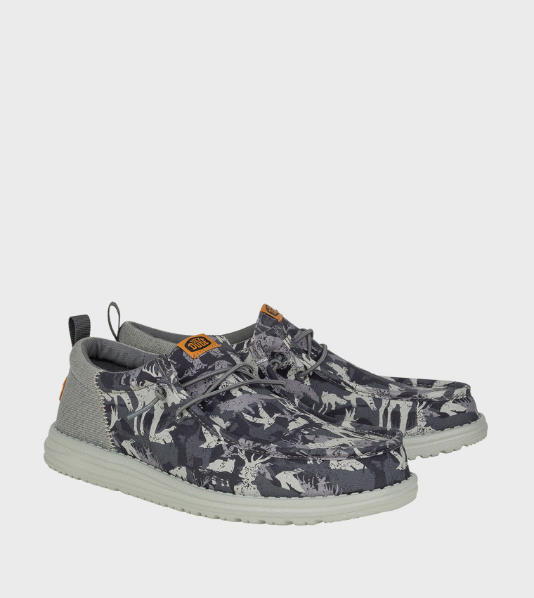 WALLY Funk Hunt Camo Slip-On Shoes