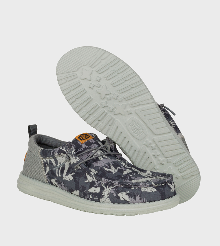 WALLY Funk Hunt Camo Slip-On Shoes