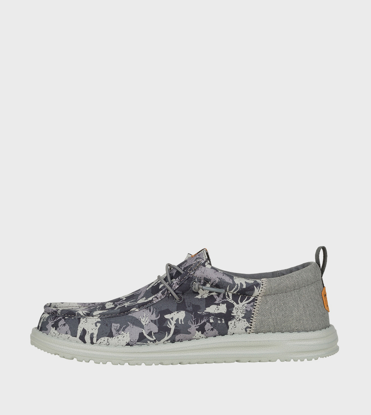 WALLY Funk Hunt Camo Slip-On Shoes