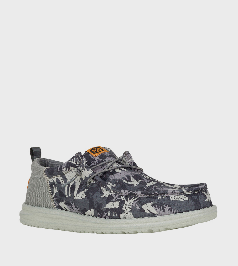WALLY Funk Hunt Camo Slip-On Shoes